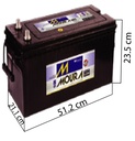 Bateria 4D Moura 12V / 150Ah / 211X512X235 / - +