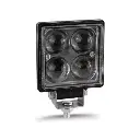 LAMPARA DE TRABAJO CUADRADA LUPA 4 LEDs 12W 12/24V SPOT