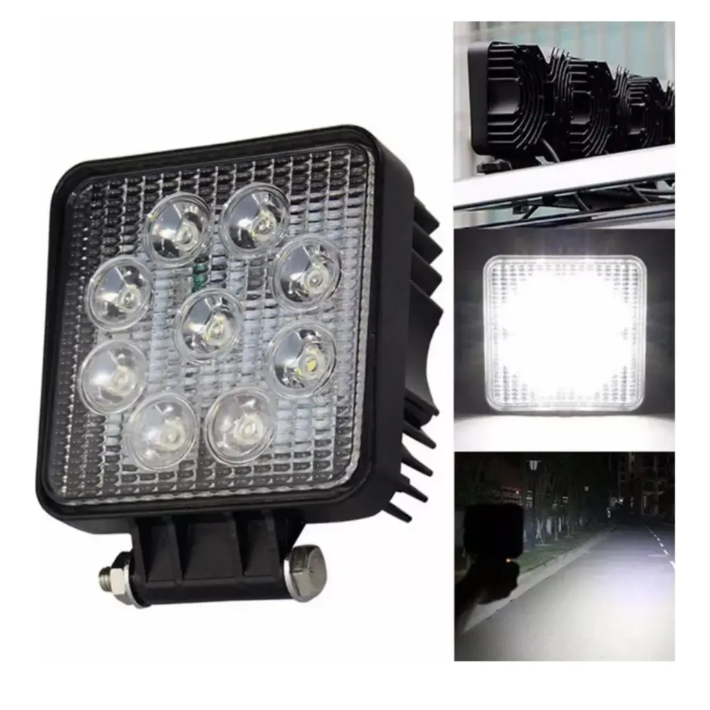Exploradora Led Cuadrada Spot 9 Bombillos - Loyta