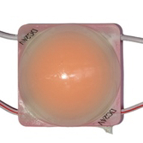 MUDULO CUADRADO 1 LED ROSADO 24V IP-67