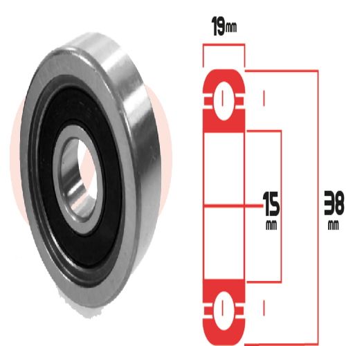 Rodamiento 3660 Alt Nippondenso Ventilador Interno Chevrolet Sprint Swift