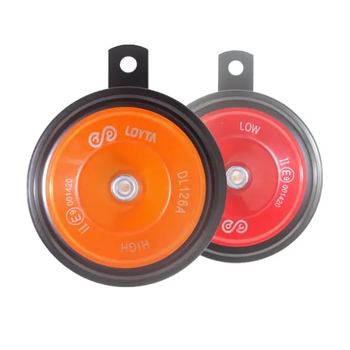 Pito De Disco Naranja Rojo Loyta 92mm 24V Caja X2 Unidades