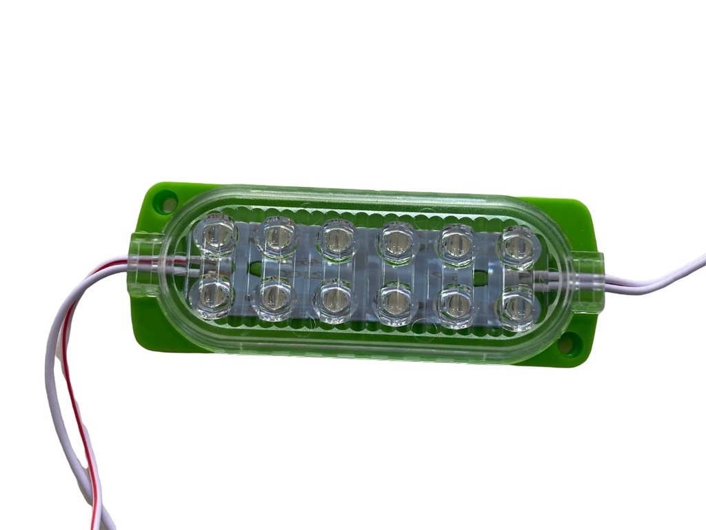 Direccional 12Led Verde 12V