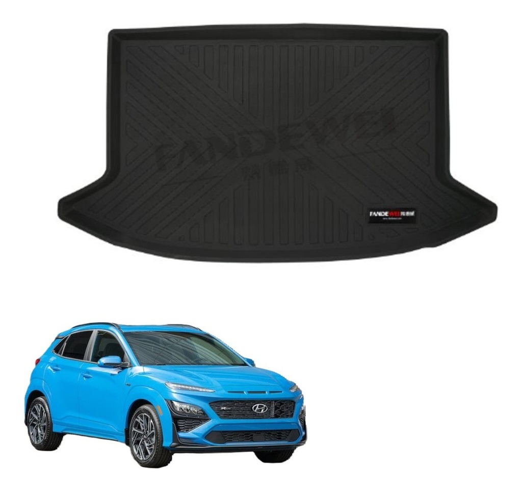 Tapete Termoformado Baul Para Hyundai Kona 2018 2022 LOYTA