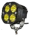 Exploradora Barra 4 Leds Cuadrada Ambar
