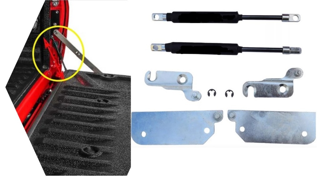 Asistencia Apertura Tapa Pickup Frontier/Caja X 2 / 13026 - Año 2023 En Adelante