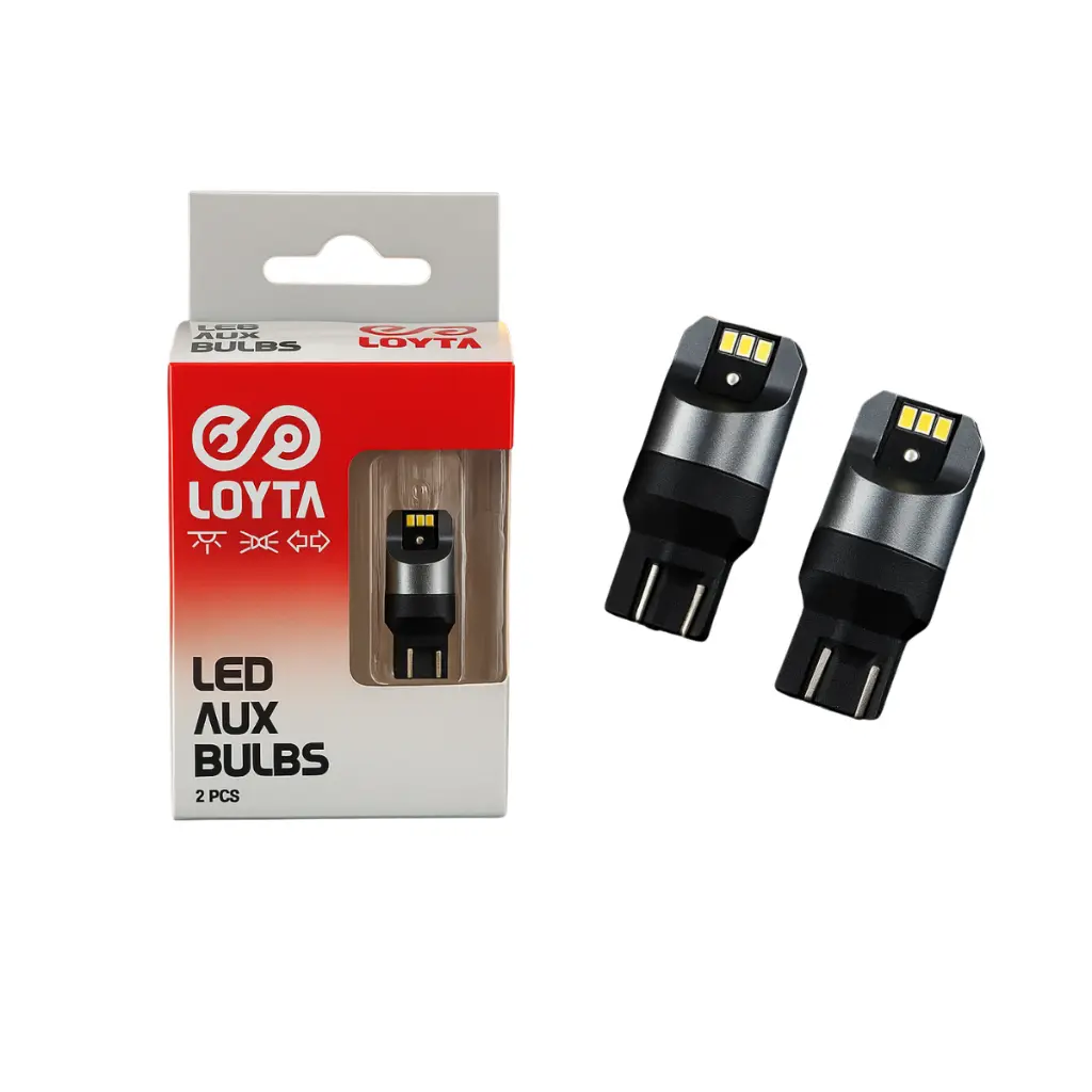 Bombillo LED W21/5W T20 ámbar Loyta