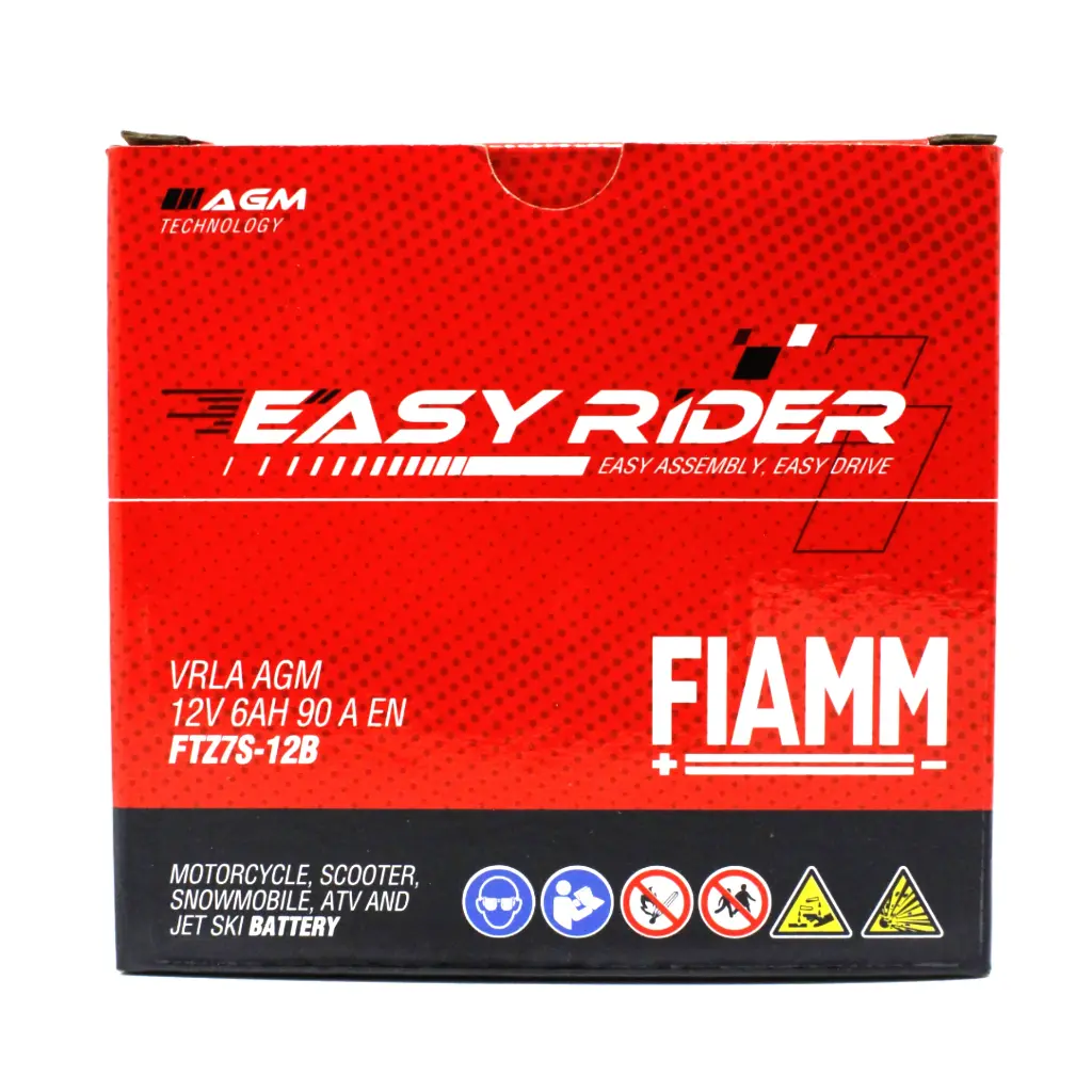 Batería Moto Fiamm Agm Ftz7s Bmw Honda Kawasaki Ktm Yamaha